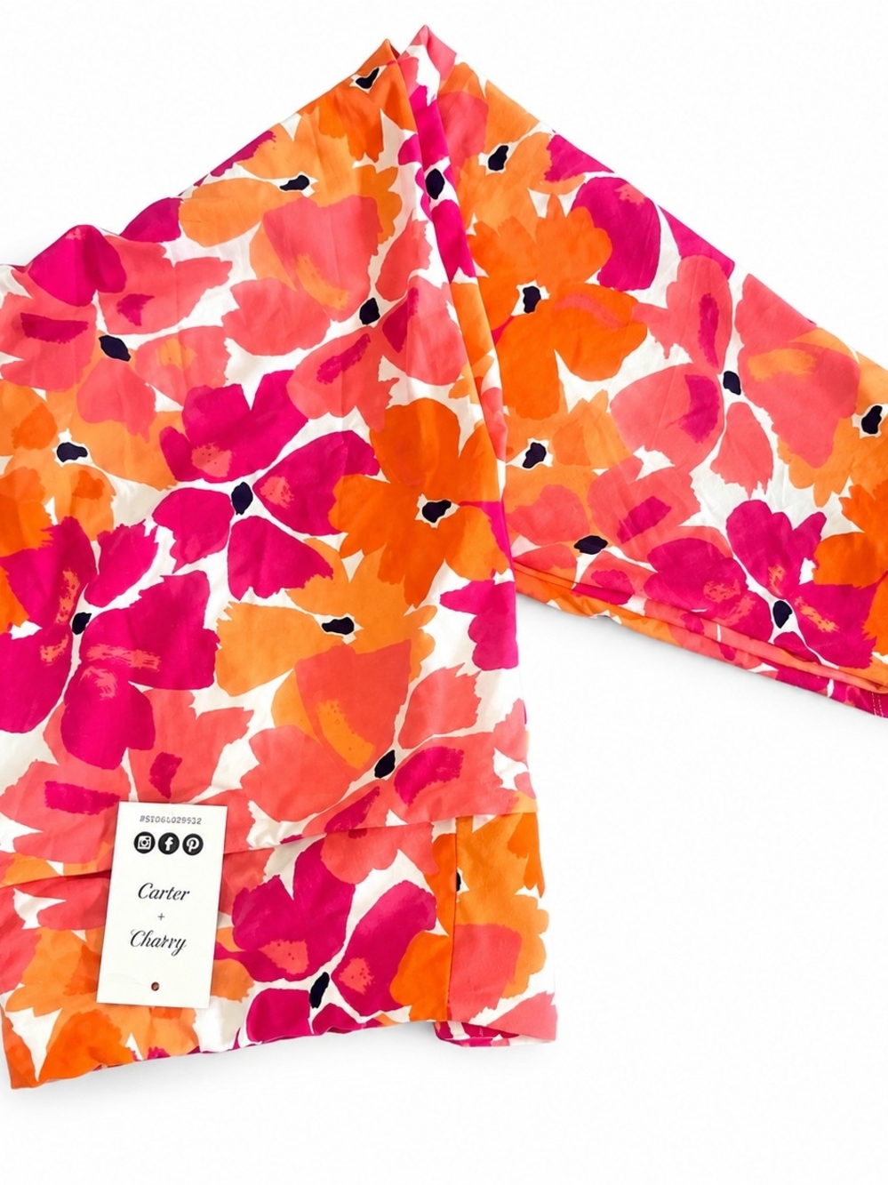 Floral Leggings in Pink & Orange